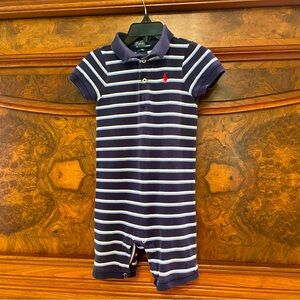 Polo by Ralph Lauren Blue Label 18 month stripe romper